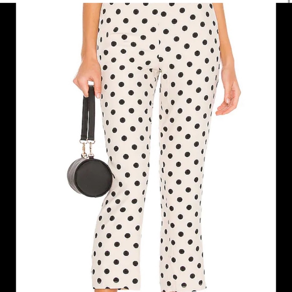 Revolve x Lovers and Friends polka dot capri pants